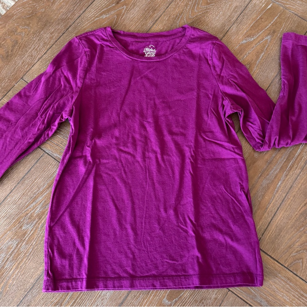 Faded Glory Rich Purple Top